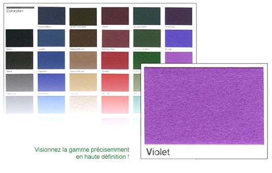 Image des gammes couleurs